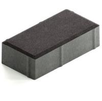 Брусчатка Steingot Практик 60 из серого цемента с частичным прокрасом прямоугольник черная 200х100х60 мм