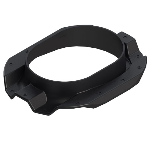 Аэратор кровельный TP-88/С | Кровельный вентиль для кровли из профнастила С-21 Чёрный