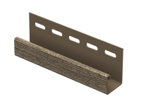 АЛЬПИЙСКАЯ Наружный угол узкий к сайдингу колл. ТИМБЕР-БЛОК серия ЕЛЬ (3,05 м) 5шт/уп