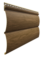 Сайдинг LUX под дерево, Блок-Хаус D4.7T, миндаль