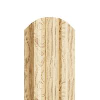 Штакетник металлический МЕТАЛЛ ПРОФИЛЬ LАNE-O 16,5х99 (ECOSTEEL_MA-01-Сосна-0.5) 2м