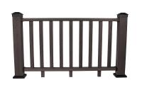 Ограждение из ДПК POLIVAN 3D 125х960х1575 мм (Темно-коричневый)