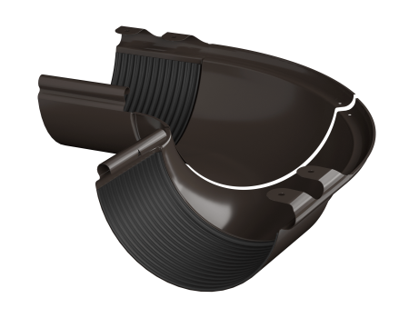 ТН МВС 125/90 мм внешний угол регулируемый 100 -165° тёмно-коричневый шт.