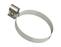 ТН МВС 125/90 мм хомут трубы, коричневый