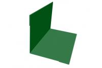 Угол внутренний 30х30 0,45 PE с пленкой RAL 6002 лиственно-зеленый