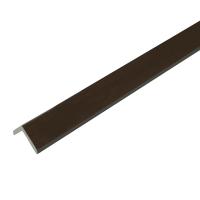 Угловой профиль CM Decking 2000х50-38х8 мм, цвет BROWN (коричневый)