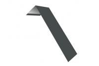 Планка лобовая/околооконная простая 190х50 0,45 PE с пленкой RAL 7005 мышино-серый