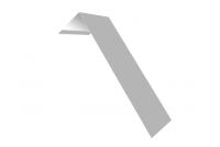 Планка лобовая/околооконная простая 190х50 0,4 PE с пленкой RAL 9003 сигнальный белый