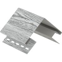 ВИНТАЖ ПЕПЕЛ Наружный угол к сайдингу колл. ХОКЛА (3,05 м) 5шт/уп