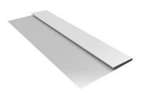 Планка стартовая БХ new 0,45 PE с пленкой RAL 9003 сигнальный белый