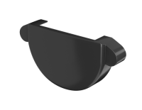 ТН МАКСИ 152/100 мм, заглушка желоба, антрацит, шт.