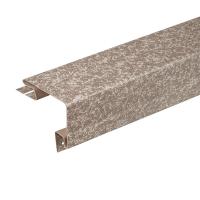 СИЛЬВЕР Акрил Наружный угол к сайдингу колл. КИРПИЧ (3,05 м) 10шт/уп TECOS