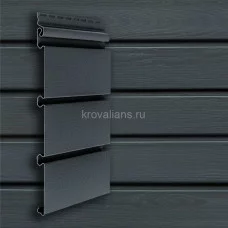 Сайдинг Grand Line (Гранд Лайн) архитектурный АКРИЛОВЫЙ Планкен (Графит)