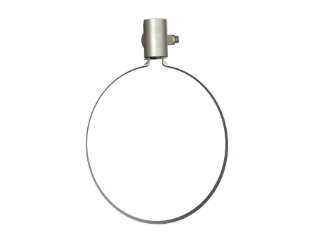 ТН МВС 125/90 мм хомут трубы, коричневый