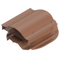 Аэратор кровельный TP-88/N | Кровельный вентиль для кровли из профнастила НС-35 терракотовый