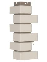 Угол фасадной панели «Альта-Профиль», кирпич клинкерный белый