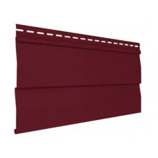 Сайдинг акриловый под брус «Текос», бургунд