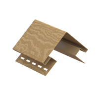 ЯНТАРНЫЙ Наружный угол к сайдингу колл. ТИМБЕР-БЛОК серия КЕДР (3,05 м) 5шт/уп