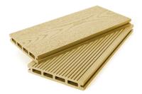 Террасная доска ДПК Grand Line 140мм вельвет и тиснение под дерево Золотой 4м