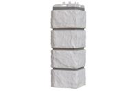 Угол Grand Line Колотый камень Design молочный со швом RAL 7006