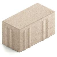 Брусчатка Steingot Хэви из белого цемента с полным прокрасом прямоугольник белая 200х100х100 мм