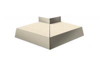 Угол отлива внешний 250 0,45 Print Elite с пленкой Milky Wood