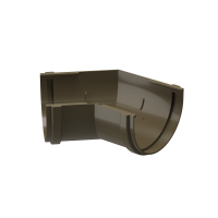 Угол желоба 135˚ PREMIUM, каштан