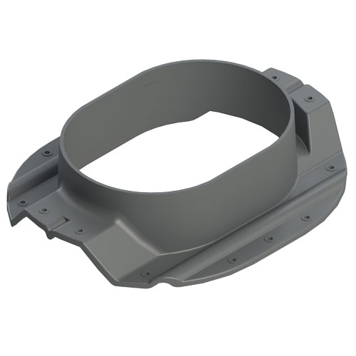 Аэратор кровельный TP-88/N | Кровельный вентиль для кровли из профнастила НС-35 серый