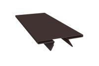Планка стыковочная составная верхняя 0,5 PurPro Matt 275 RAL 8017 шоколад