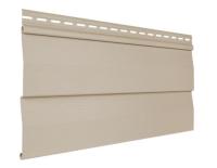 сайдинг виниловый под брус «Текос», бежевый