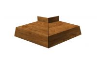 Угол отлива внешний 250 0,45 Print Elite с пленкой Golden Wood