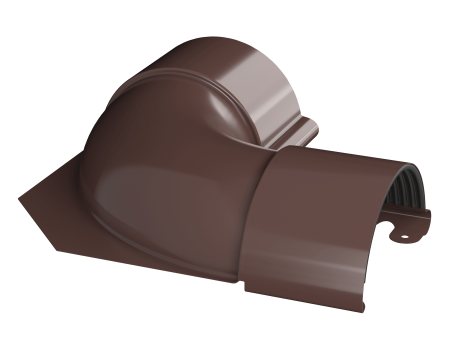 ТН МВС 125/90 мм внутренний угол желоба 90°, коричневый