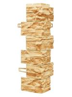 Угол фасадной панели «Royal Stone», скалистый камень Буффало