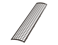 ТН ПВХ 125/82 мм, защитная решетка водосточного желоба 0,6 м, темно-коричневый, шт.