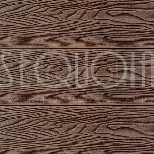 Доска террасная SEQUOIA DUAL 3D WOOD MIX BROWN 146x24x6000мм