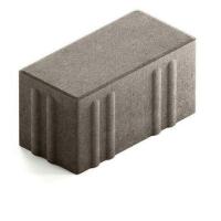 Брусчатка Steingot Хэви из серого цемента с полным прокрасом прямоугольник серая 200х100х100 мм