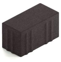 Брусчатка Steingot Хэви из серого цемента с полным прокрасом прямоугольник черная 200х100х100 мм