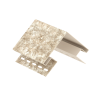 СВЕТЛО-БЕЖЕВЫЙ Наружный угол к сайдингу колл. СТОУН-ХАУС серия КВАРЦИТ (3,05 м) 5шт/уп