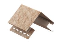 ЗОЛОТИСТЫЙ Наружный угол к сайдингу колл. СТОУН-ХАУС серия КАМЕНЬ (3,05 м) 5шт/уп