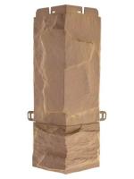 Угол фасадной панели «Альта-Профиль», ЭКО гранит бежевый