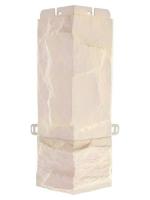 Угол фасадной панели «Альта-Профиль», ЭКО гранит кремовый