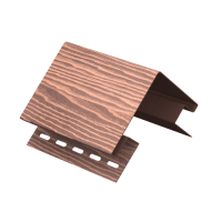 МОРЁНЫЙ Наружный угол к сайдингу колл. ТИМБЕР-БЛОК серия ДУБ (3,05 м) 5шт/уп