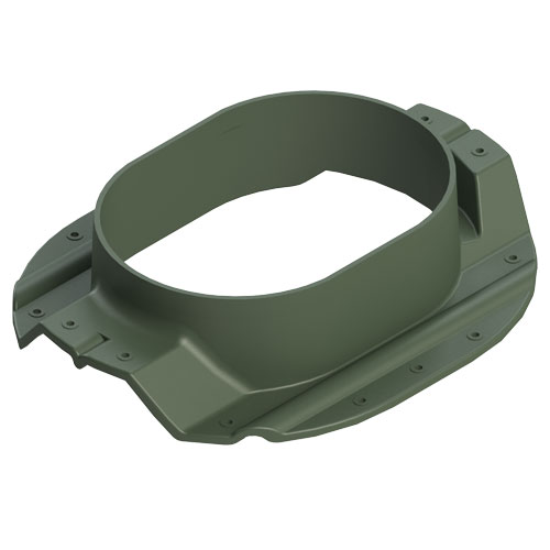 Аэратор кровельный TP-88/N | Кровельный вентиль для кровли из профнастила НС-35 Зелёный