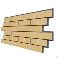 Термосайдинг Венецианский кирпич Жёлтый 925х438х20 мм