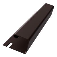 J-профиль для термосайдинга 20 мм Коричневый 3,0 м