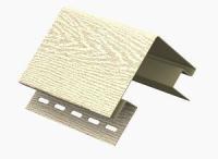 ЗОЛОТИСТЫЙ Наружный угол к сайдингу колл. ТИМБЕР-БЛОК серия ЯСЕНЬ (3,05 м) 5шт/уп