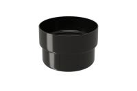 Муфта трубы соединительная ПВХ GL черная (RAL 9005)