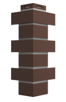 Угол Флемиш, Коричневый для фасадных панелей