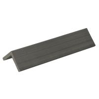 Угловой профиль CM Cladding 2000х70-70х8 мм EBONY (Эбонит)