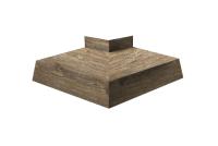 Угол отлива внешний 250 0,45 Print Elite с пленкой Nordic Wood